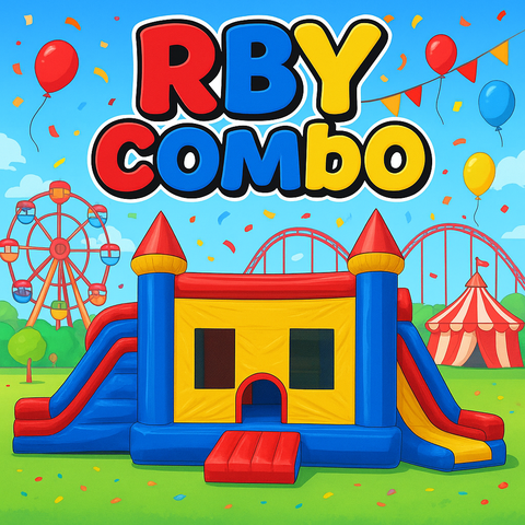 RBY Marble Bounce and Slide Combo – Kay Bears Party Rentals