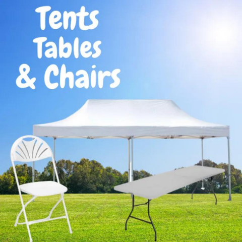 Tent, Table & Chairs Package