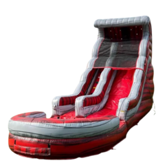 17ft Single Lane Red Slate Waterslide
