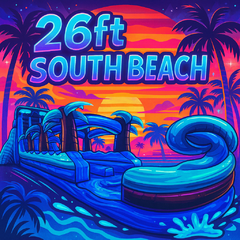26ft South Beach With Slip N Slide And Pool