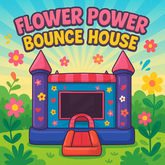 Flower Power Bounce House Rental
