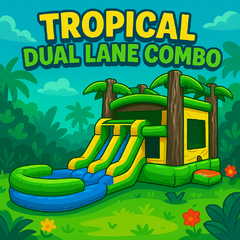 Tropical Dual Lane Combo Rental (Wet or Dry)