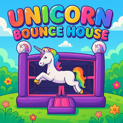 Unicorn Bounce House Rental