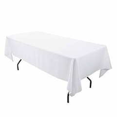 60x126 White Rectangle Tablecloths