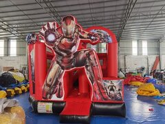Iron Man Bounce House with Slide