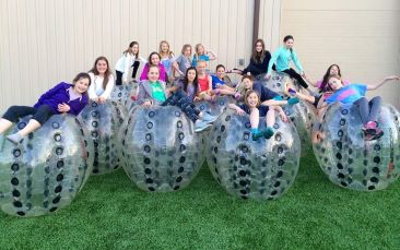 Knockerball Chicago kids party