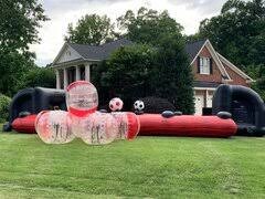 Human Foosball and Knockerball Soccer Event package (3 hr rental, up to 6 players at a time)