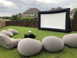 Backyard Theatre (20ft screen, seating up to 12, projector)