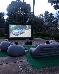 Backyard Theatre (20ft screen, seating up to 6, projector)