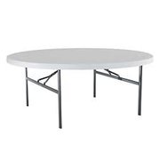 6' round tables