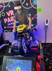 Virtual Reality Bike or Chair Pods 3 Passes ($18)