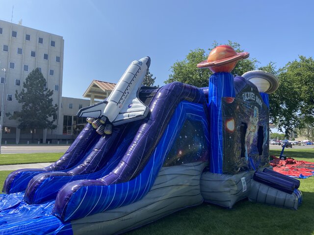 Galaxy Bounce House/Slide Combo