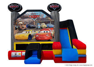 5-in-1 Combo Bounce House, Cars