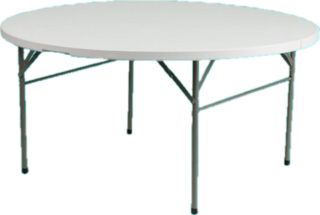 48 in Round Tables (Plastic) - Seats 5 to 6 Guests