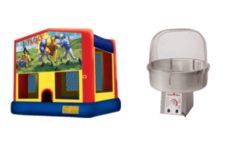 Football Bouncer and Cotton candy Maker Package Deal Football Bouncer and Cotton candy Maker Package Deal