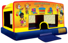 Indoor Bouncer happy Birthday with mat Indoor Bouncer happy Birthday with mat