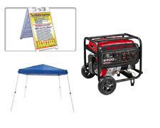 Generator, Tables, Chairs and Tent Rentals