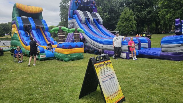 18ft gamer waterslide rental