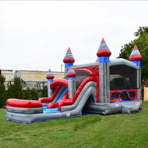 TITANIUM Bounce House with Slide  Wet or Dry