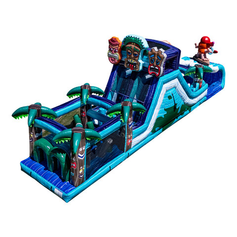 47 ft Tiki Tovi wet or dry obstacle course rental