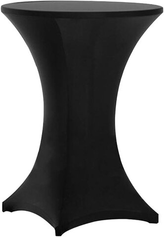 Black Linen For Cocktail Table 