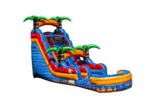 18ft Tropical Inferno Slide Wet or Dry