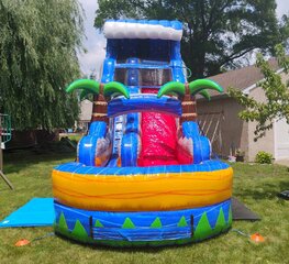 18 Tropical FireBlast Tsunami Slide Wet or Dry