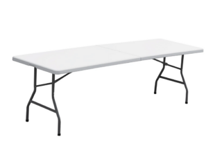 8ft Plastic Rectangle Tables (Seats 8-10)
