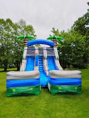 16ft Double Lane Slide Wet or Dry