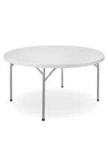 5ft Plastic Circle Tables (Seats 8-10)