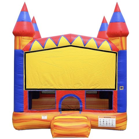 Red Marble Castle Bounce House