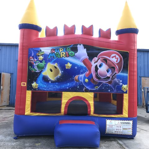 Mario Brothers Castle  Bounce House