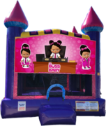 Girl Boss Baby Pink Castle Bouncer