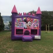 Minnie Mouse Pink Castle Bouncer