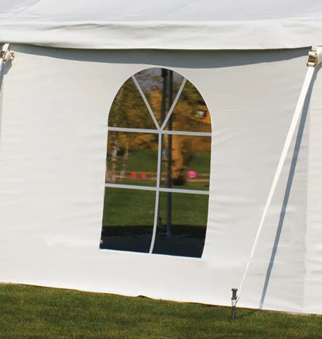20' Windowed Pole Tent Sidewall