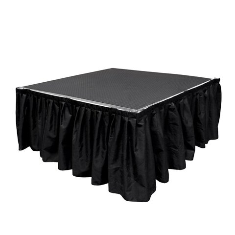 Black Stage Skirting