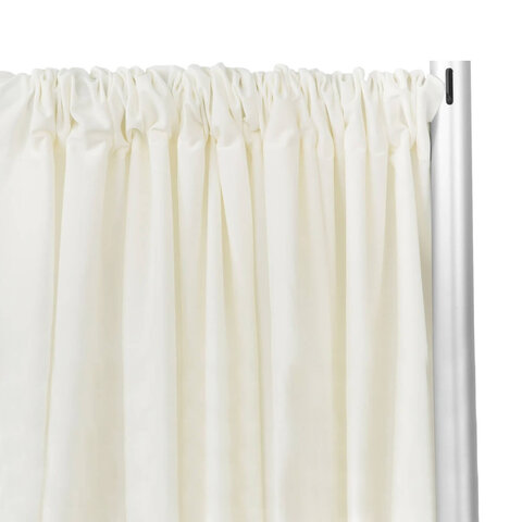Ivory Poly Premier Cloth Drape Panel