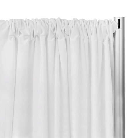 White Poly Premier Cloth Drape Panel