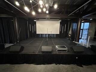 Stage (20'w x 16'd) <br> 