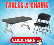 <font color = maroon>  tables & chairs