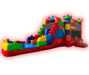 <font color = red> Lego Bounce House waterslide 