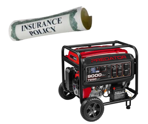 Generator and Insurance package #1