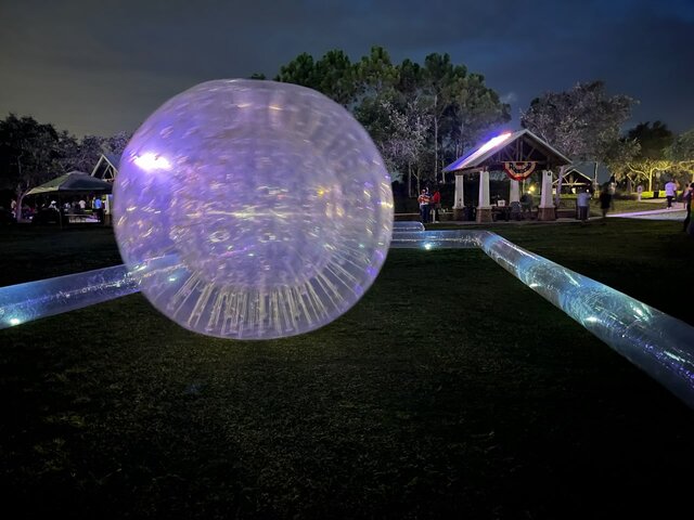 Human Zorb balls