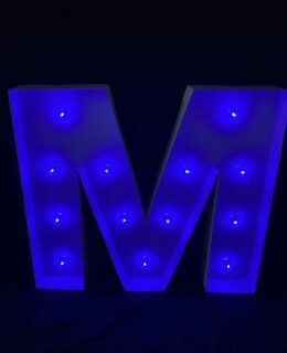 Marquee Letter M