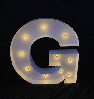 Marquee Letter G