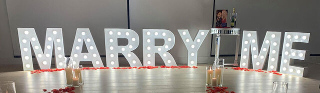 Marquee Light Up Letters