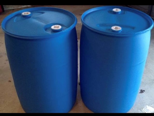 55 Gallon Water Plastic Drums 