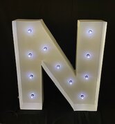 Marquee Letter N