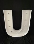 Marquee Letter U
