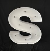 Marquee Letter S